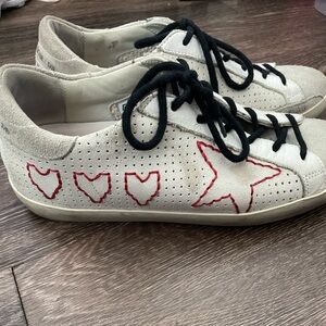 RARE Cross-stitch Golden Goose Superstar sz 10